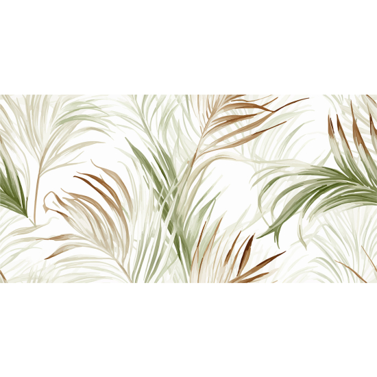 Papel pintado panorámico - Hojas