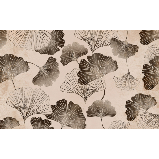 Papel pintado panorámico - Hojas