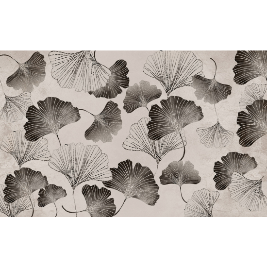 Papel pintado panorámico - Hojas