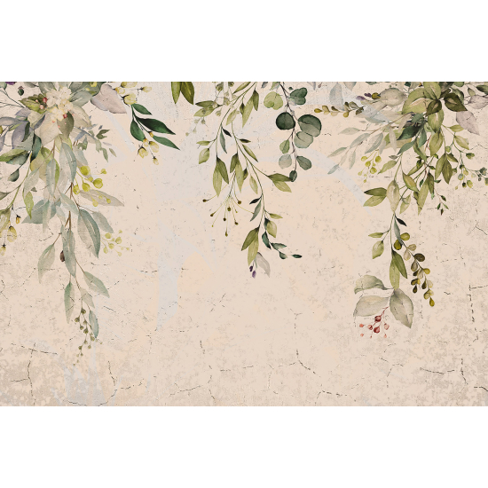 Papel pintado panorámico - Hojas