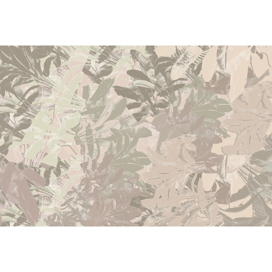 Papel pintado panorámico - Hojas