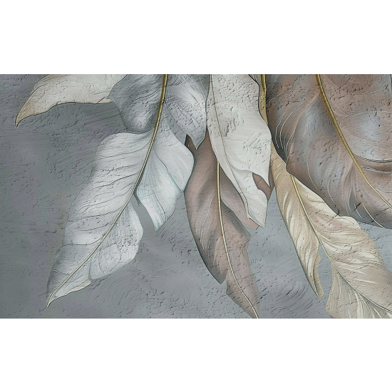 Papel pintado panorámico - Hojas