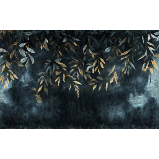 Papel pintado panorámico - Hojas
