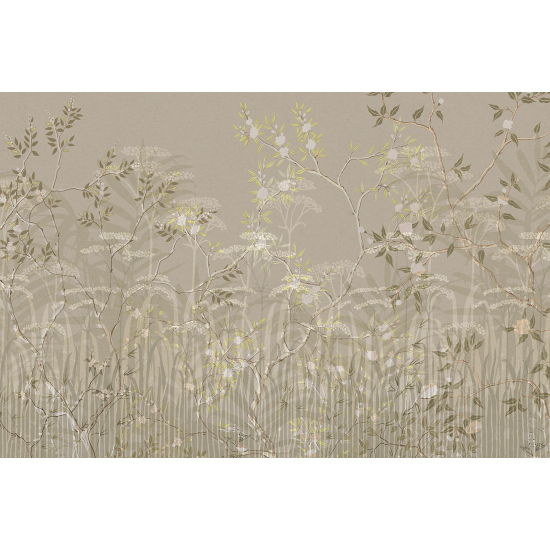 Papel pintado panorámico - Hojas