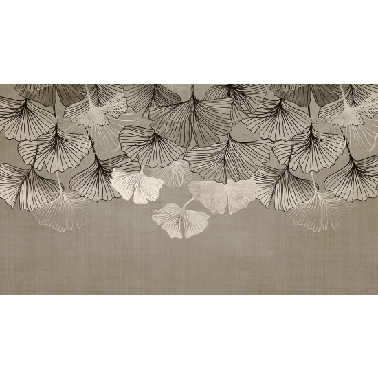 Papel pintado panorámico - Hojas