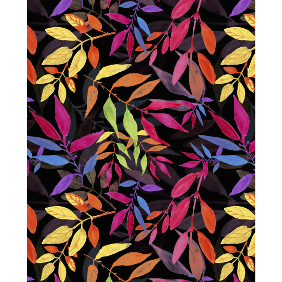 Papel pintado panorámico - Hojas
