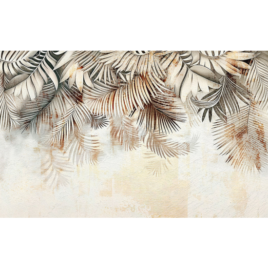 Papel pintado panorámico - Hojas