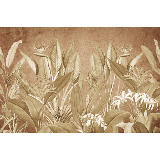 Papel pintado panorámico - Hojas