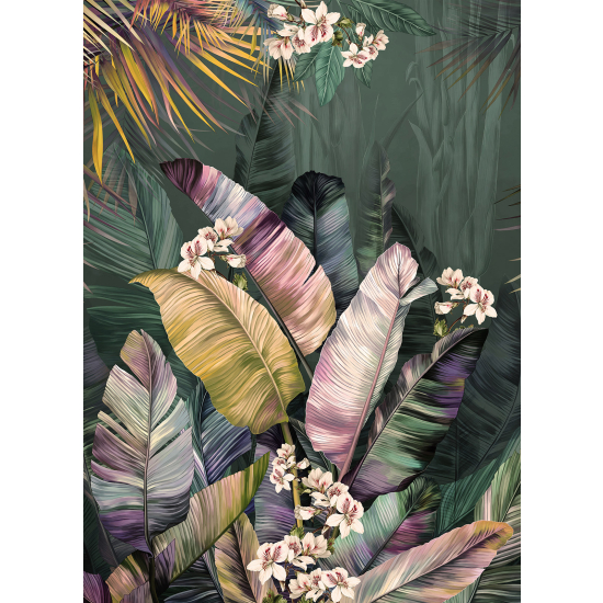 Papel pintado panorámico - Hojas de Banano