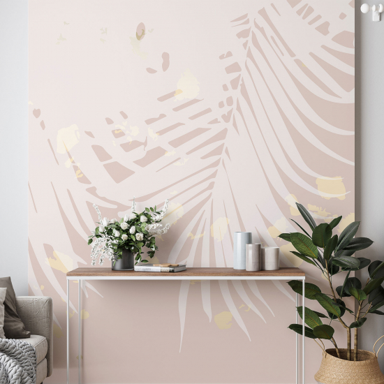 Papel pintado panorámico - Hojas de Diseño de Palma