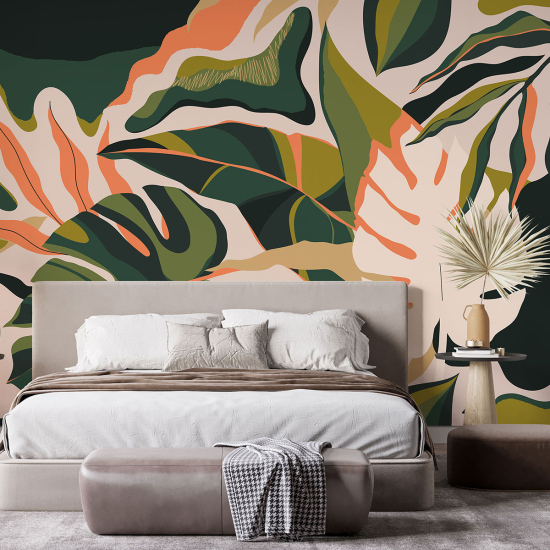 Papel pintado panorámico - Hojas Diseño