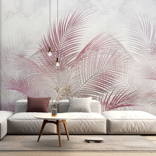 Papel pintado panorámico - Hojas tropicales