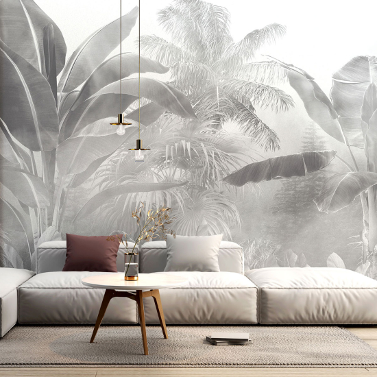 Papel pintado panorámico - Hojas tropicales
