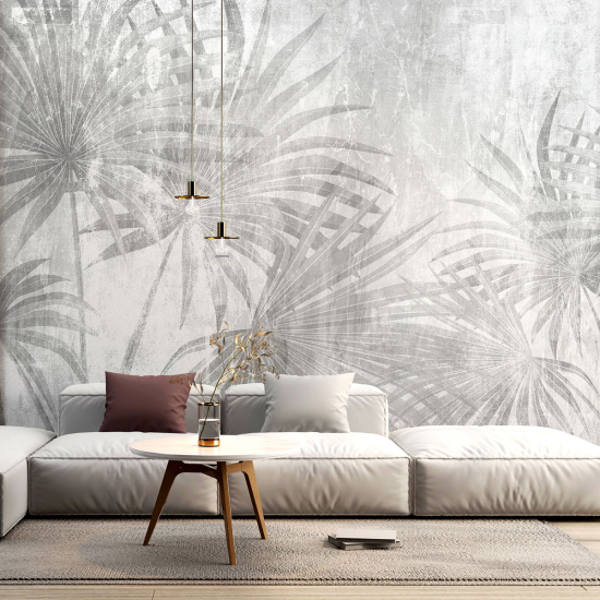 Papel pintado panorámico - Hojas tropicales