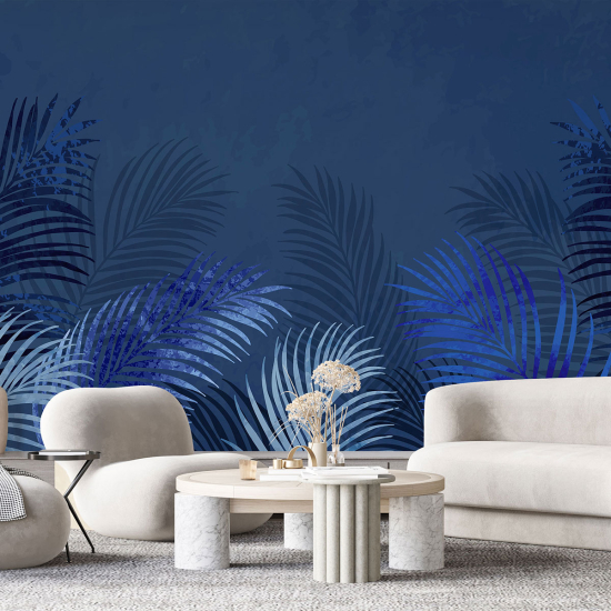 Papel pintado panorámico - Hojas tropicales