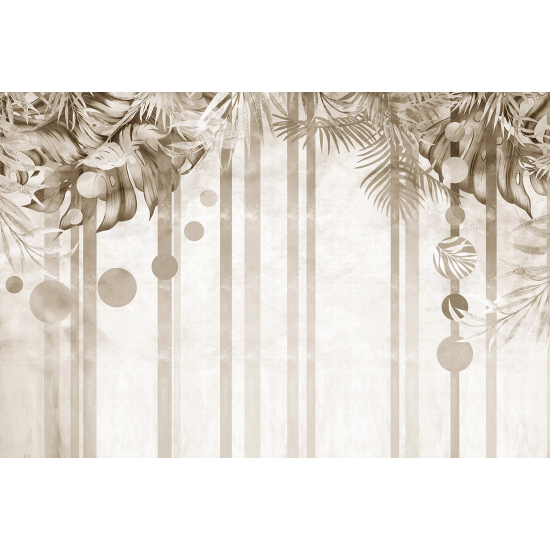 Papel pintado panorámico - Hojas tropicales