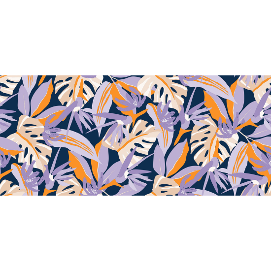 Papel pintado panorámico - Hojas tropicales