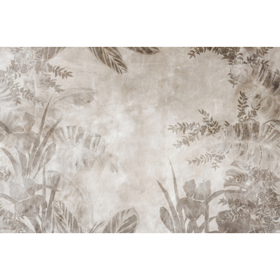 Papel pintado panorámico - Hojas tropicales