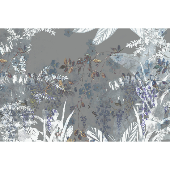 Papel pintado panorámico - Hojas tropicales