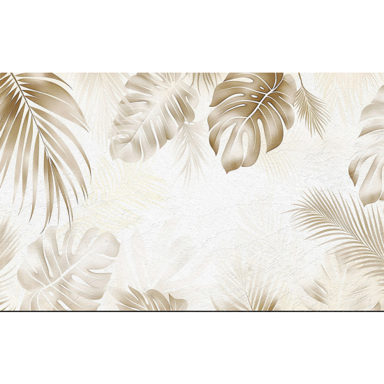 Papel pintado panorámico - Hojas tropicales