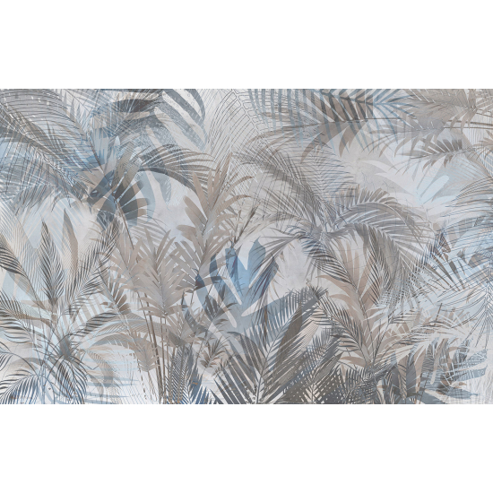 Papel pintado panorámico - Hojas tropicales