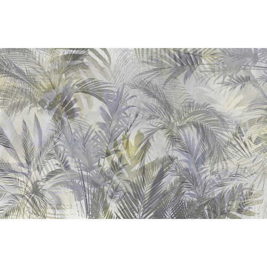 Papel pintado panorámico - Hojas tropicales