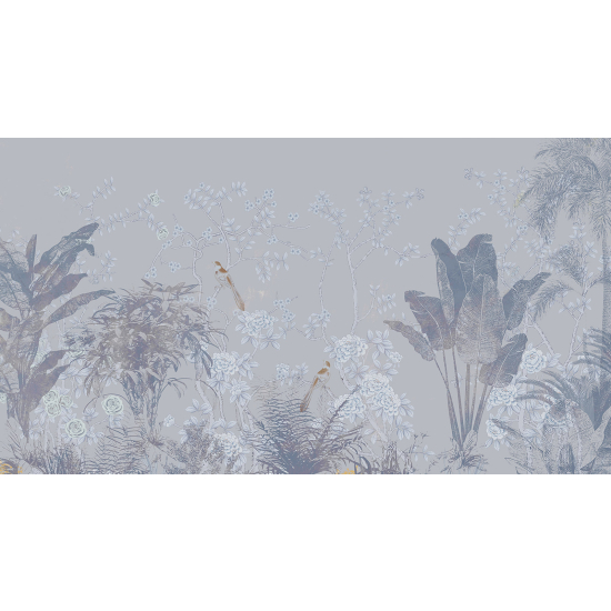 Papel pintado panorámico - Hojas tropicales