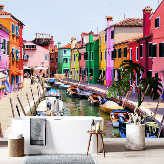 Papel pintado panorámico - Isla de Burano