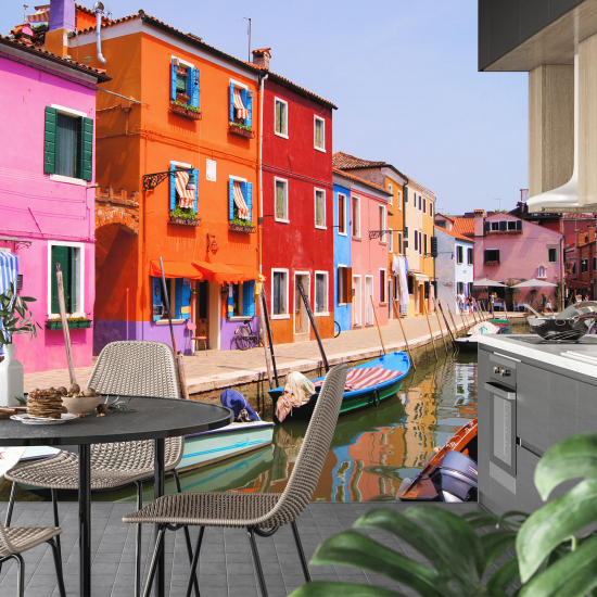 Papel pintado panorámico - Isla de Burano