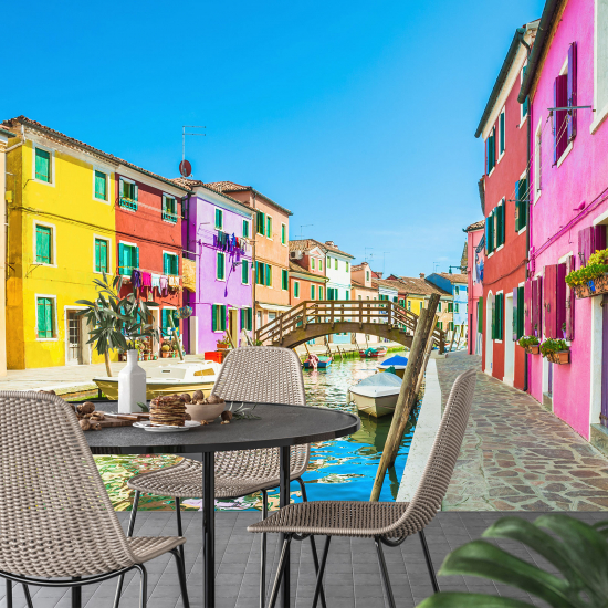 Papel pintado panorámico - Isla de Burano
