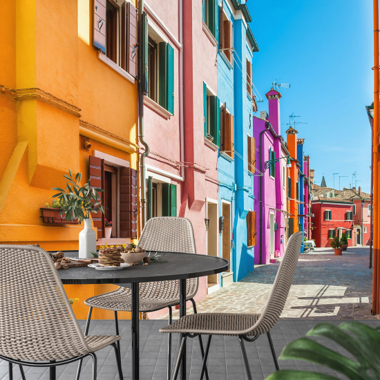 Papel pintado panorámico - Isla de Burano