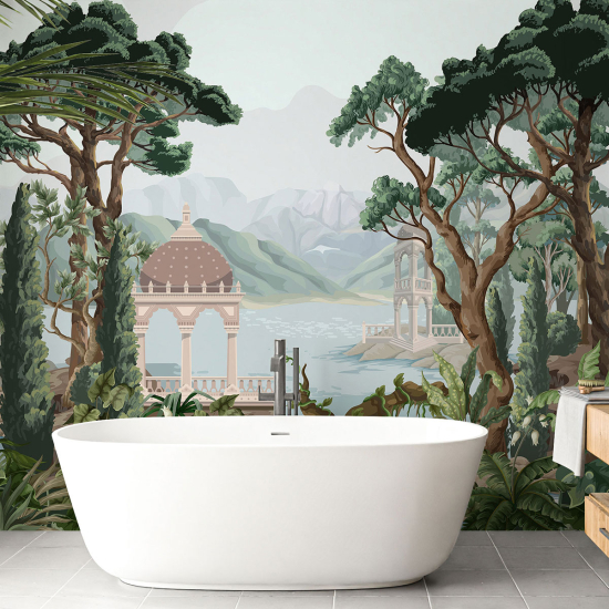 Papel pintado panorámico - Jardín