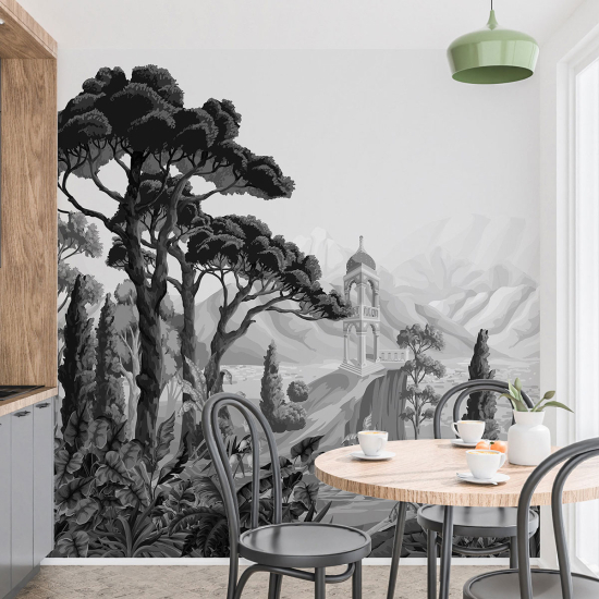 Papel pintado panorámico - Jardín