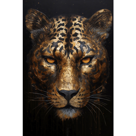 Papel pintado panorámico - Leopardo