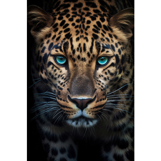 Papel pintado panorámico - Leopardo