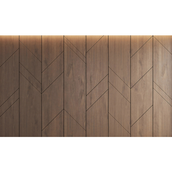 Papel pintado panorámico - Madera