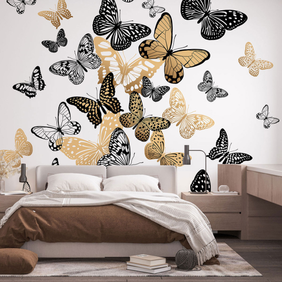 Papel pintado panorámico - Mariposas
