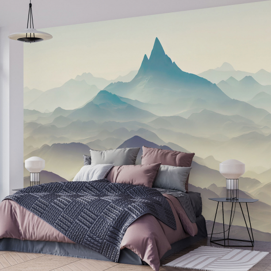 Papel pintado panorámico - Montañas