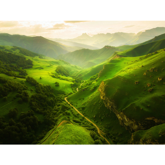 Papel pintado panorámico - Montañas