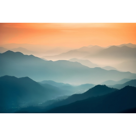 Papel pintado panorámico - Montañas