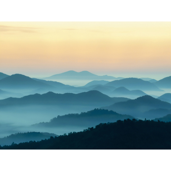 Papel pintado panorámico - Montañas