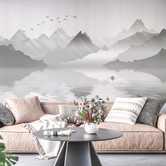Papel pintado panorámico - Montañas Diseño