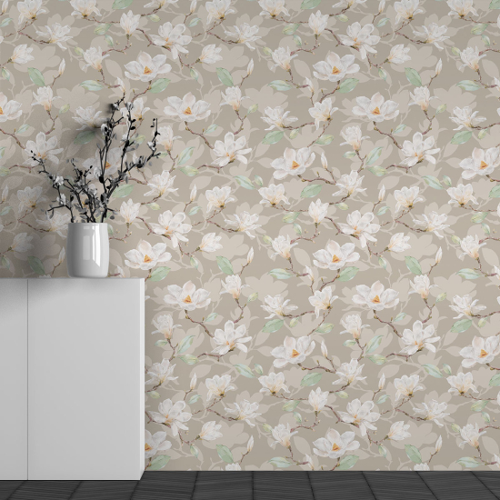Papel pintado panorámico - Motivo Flores