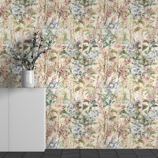 Papel pintado panorámico - Motivo Flores