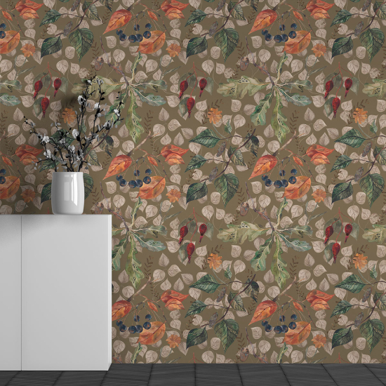 Papel pintado panorámico - Motivo Flores