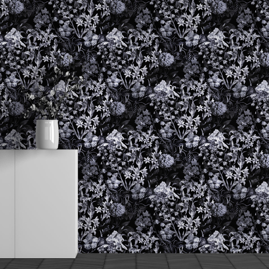 Papel pintado panorámico - Motivo Flores