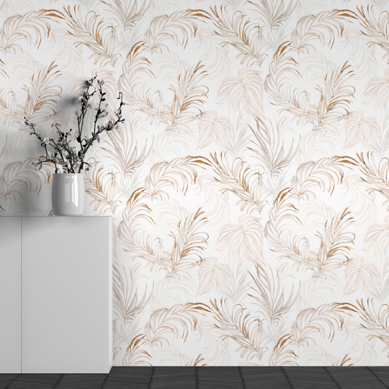 Papel pintado panorámico - Motivo Flores