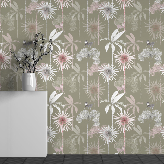 Papel pintado panorámico - Motivo Flores