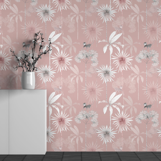 Papel pintado panorámico - Motivo Flores
