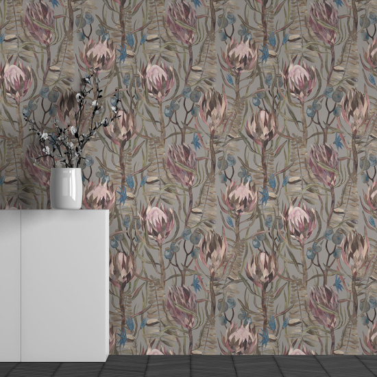 Papel pintado panorámico - Motivo Flores